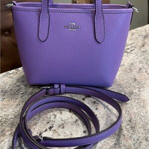 Coach Mini city Iris  Leather Tote Bag